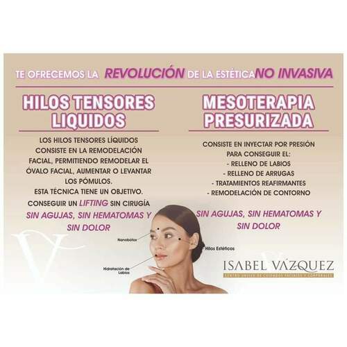 Llevamos un año con la Revolución de la Estética, con el Nano Botox y mucho más. ¡No dudes en infórmate de nuestra promoción!