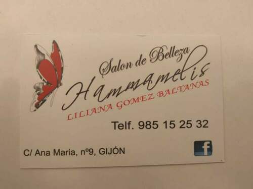 Salón de belleza Hammamelis en Gijón en el barrio de Pumarín
