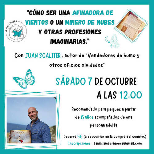 Juan Scaliter, periodista, divulgador científico y escritor visita Pumarín en Gijón el sábado 7 de octubre 2023 a las 12:00.