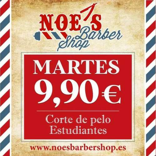 Noès Barber Shop en Pumarín en Gijón