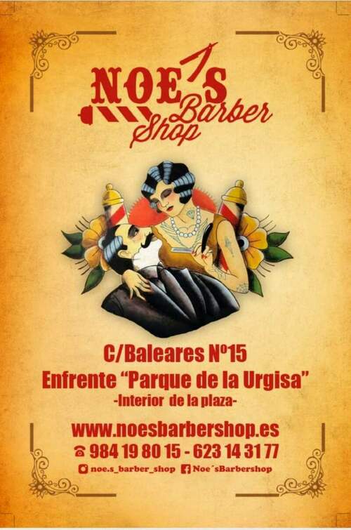 Noès Barber Shop en Pumarín en Gijón