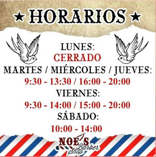 Noès Barber Shop en Pumarín en Gijón